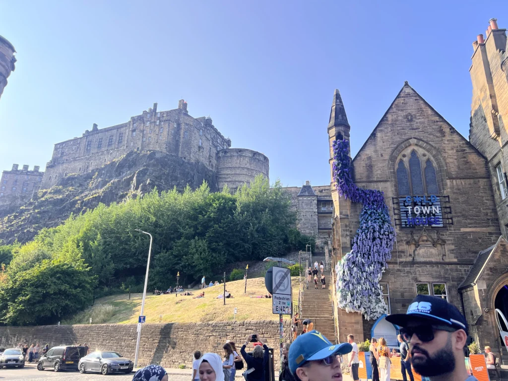 Edinburgh Castle above the Old Town on a half-day private tour