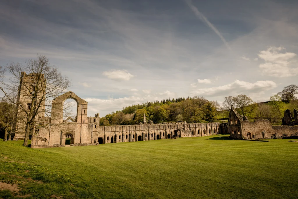 Kelso Abbey in the Scottish Borders, seen on the private day tour from Edinburgh