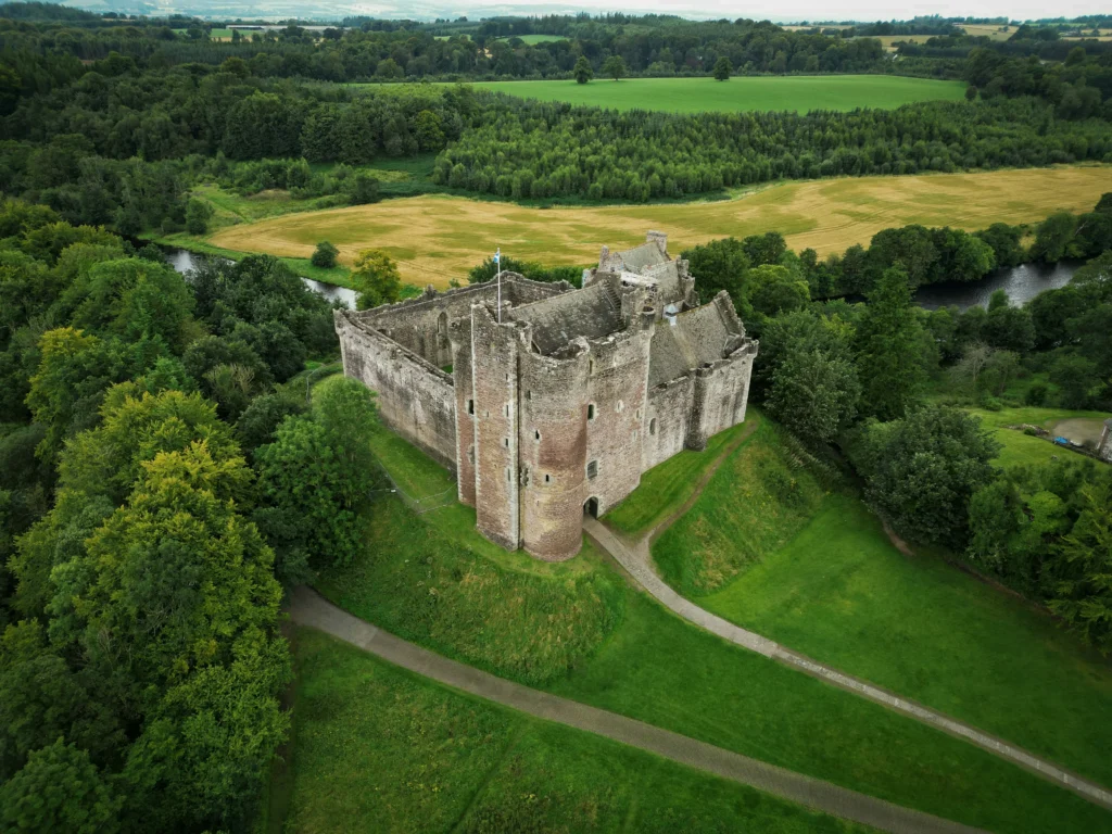 Stirling Castle from the air on a full-day tour from Edinburgh