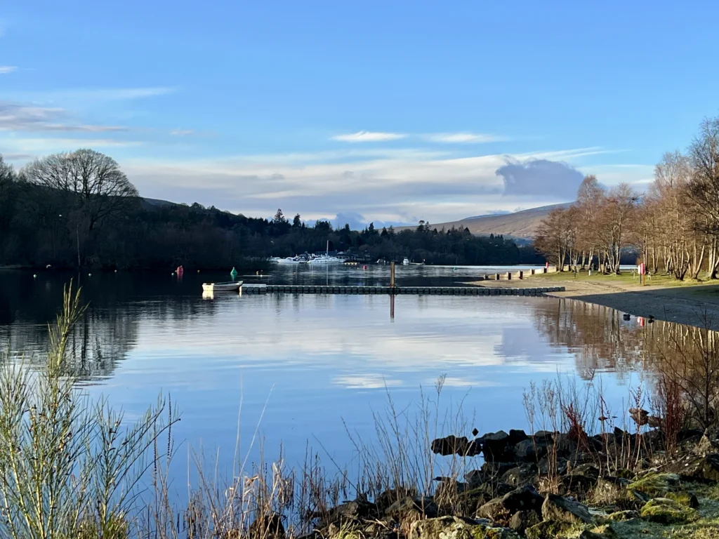 Islands on the waters of Loch Lomond, Scotland